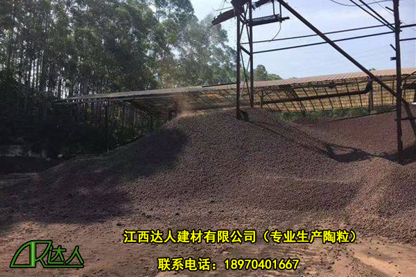 密度不同，陶粒也不同